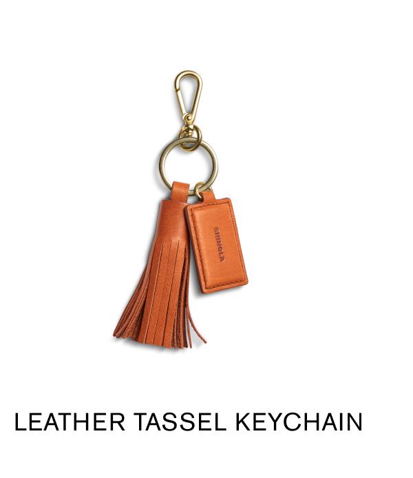 LEATHER TASSEL KEYCHAIN
