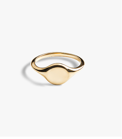 Petite Round Signet Ring Petite Round Signet Ring
