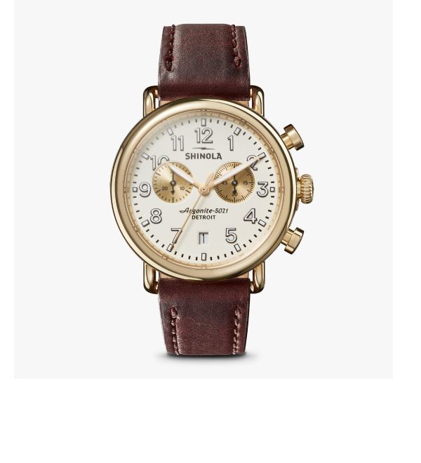 Runwell Chronograph Watch Ivory