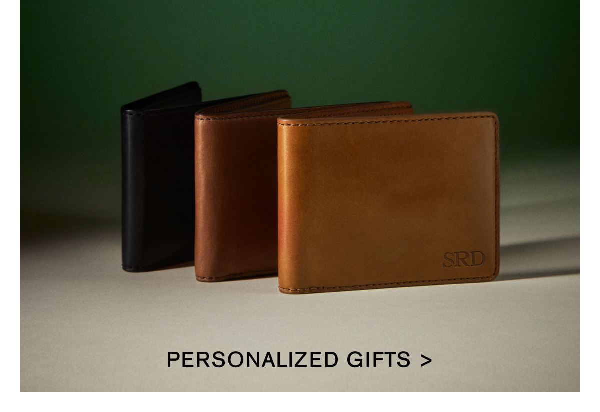 PERSONALIZED GIFTS >