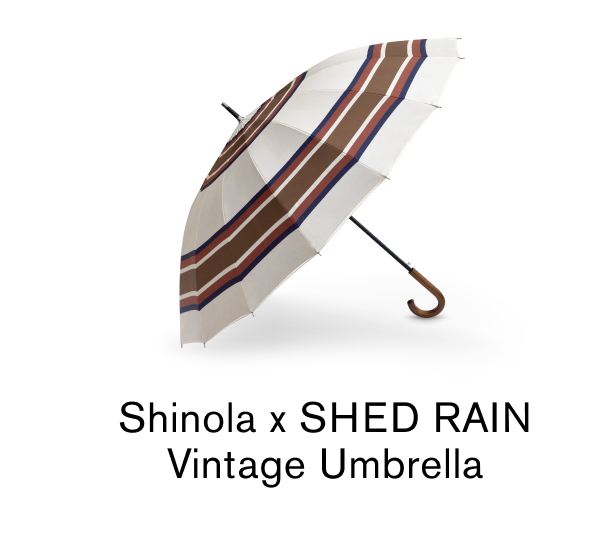 Shinola x SHED RAIN Vintage Umbrella