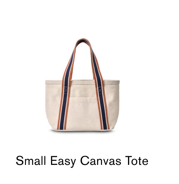 Small Easy Canvas Tote