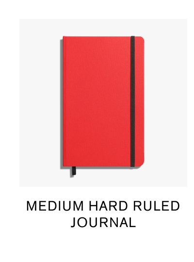 Medium Hard Ruled Journal