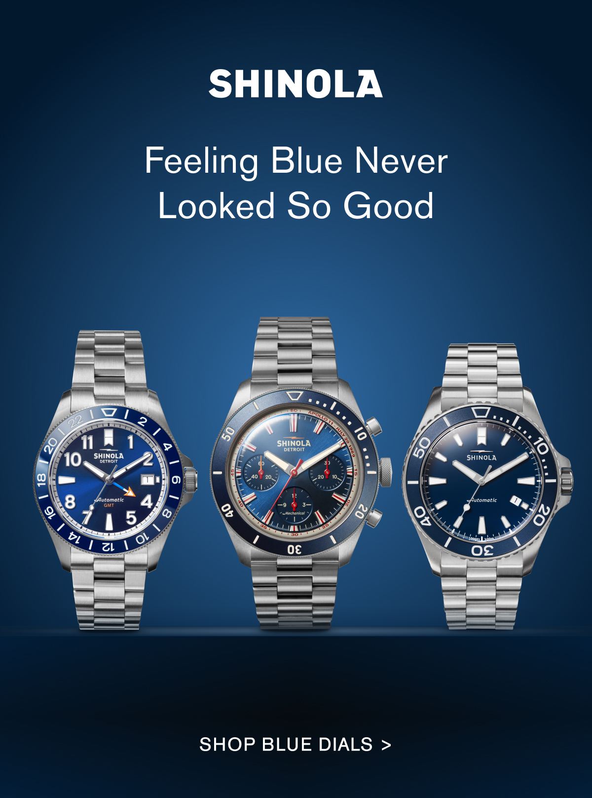 Feeling Blue Never Looked So Good | SHOP BLUE DIALS