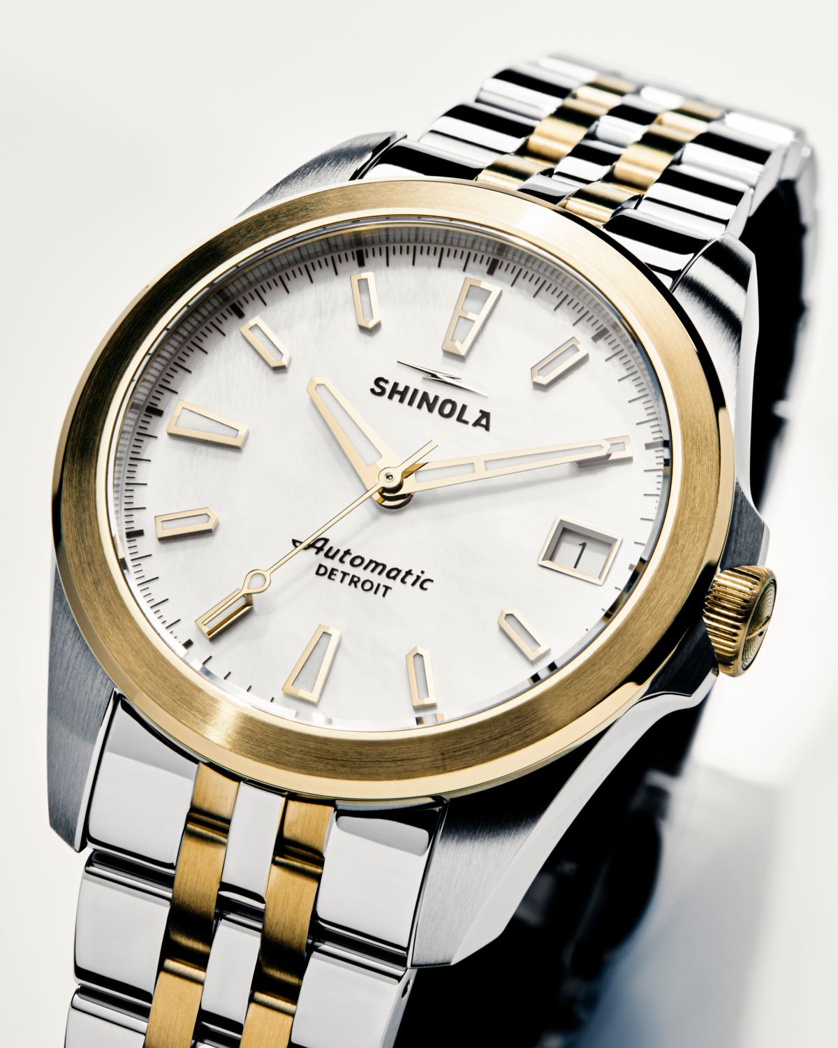 Mixed Metal Two Tone Watch