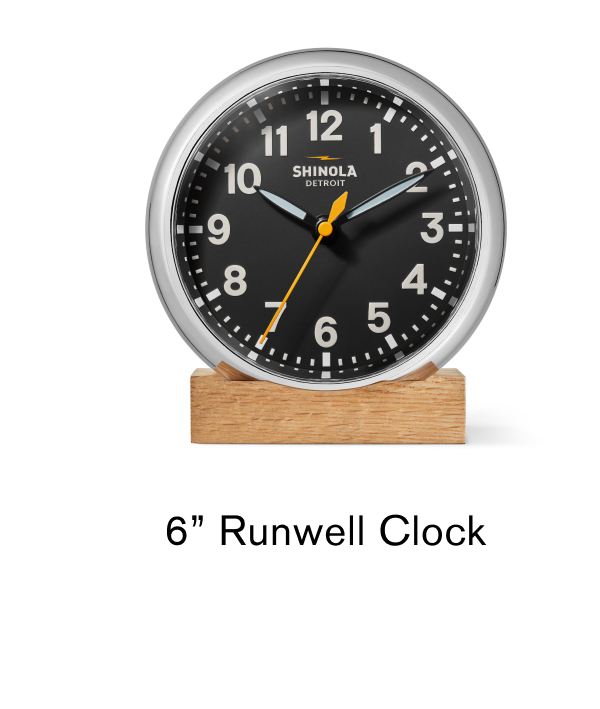 6" Runwell Clock