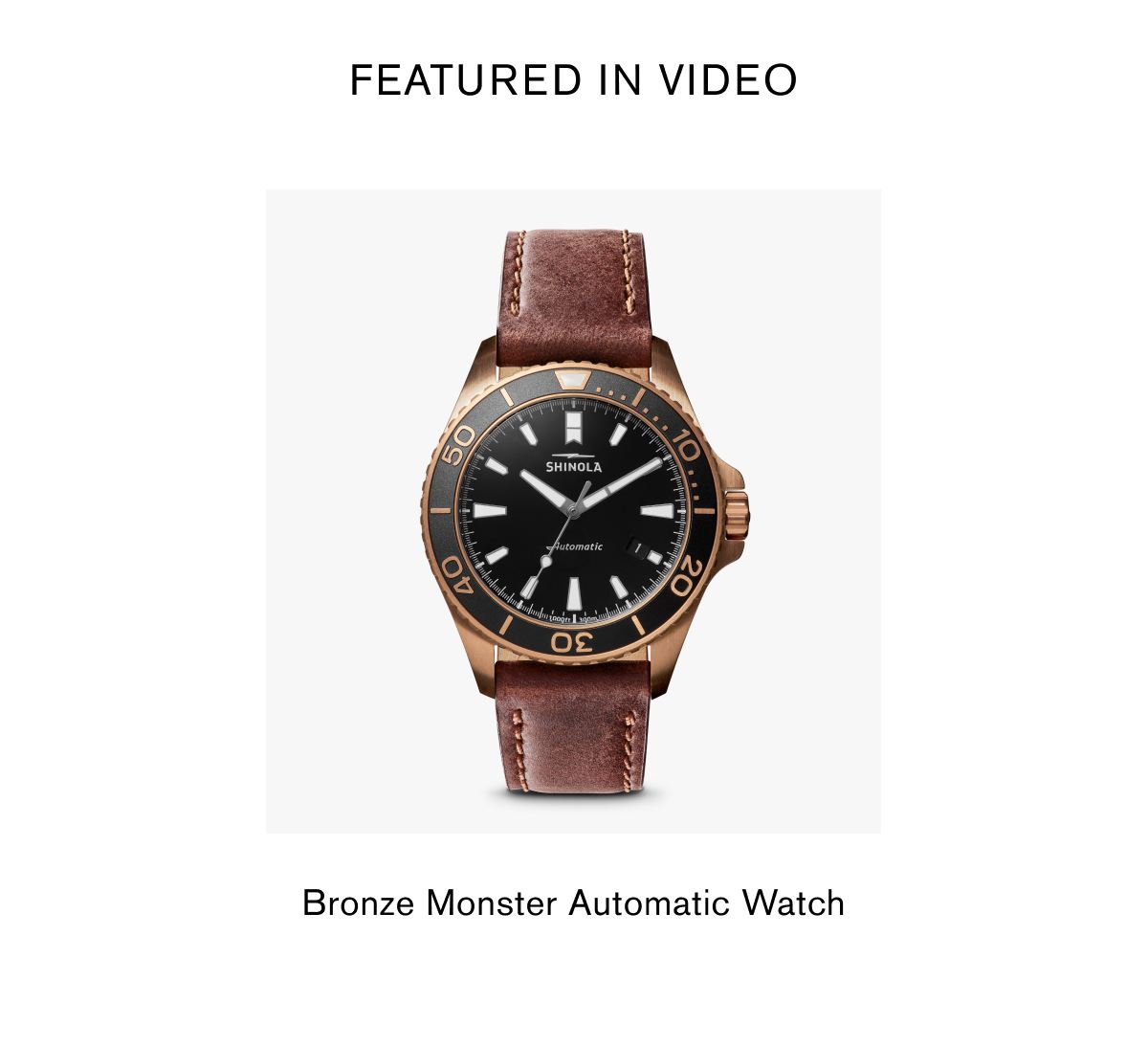 Bronze Monster Automatic Watch Bronze Monster Automatic Watch