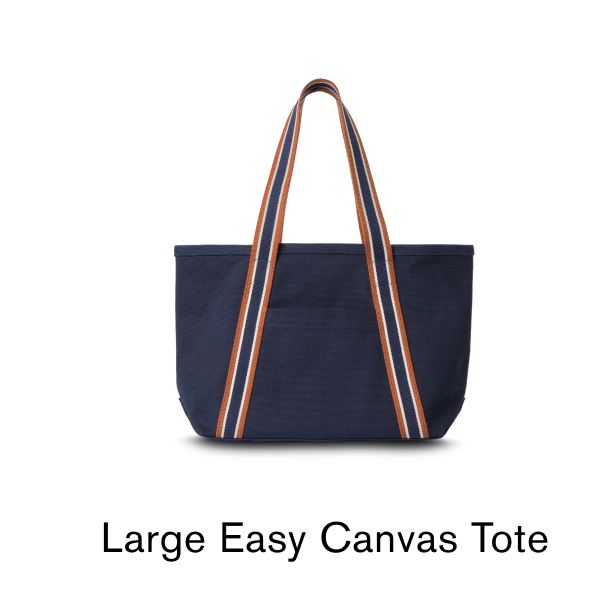 Large Easy Canvas Tote