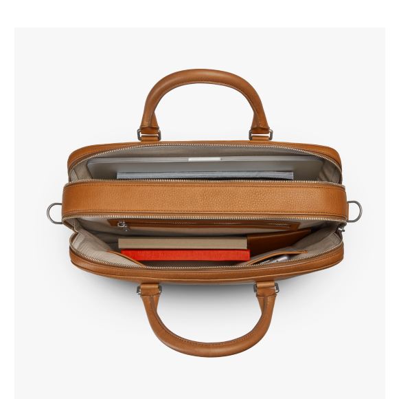 Double Zip Briefcase Above