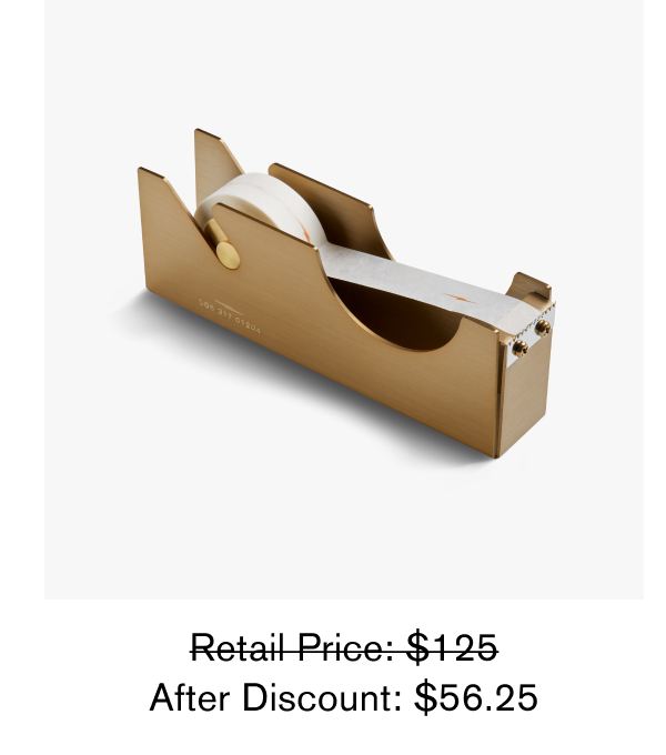 Brass Tape Dispenser