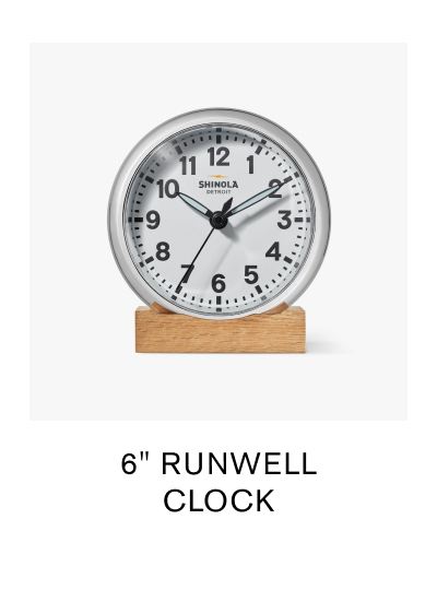 6" Runwell Clock