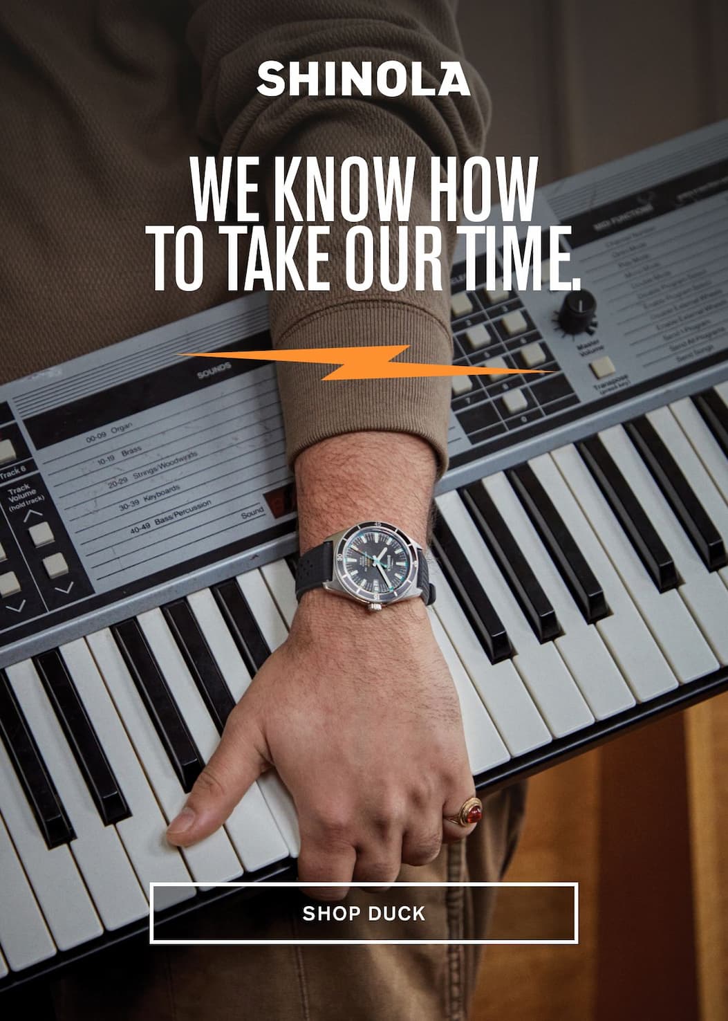 NO INTRODUCTIONWE KNOW HOW TO TAKE OUR TIME. | SHOP DUCK.