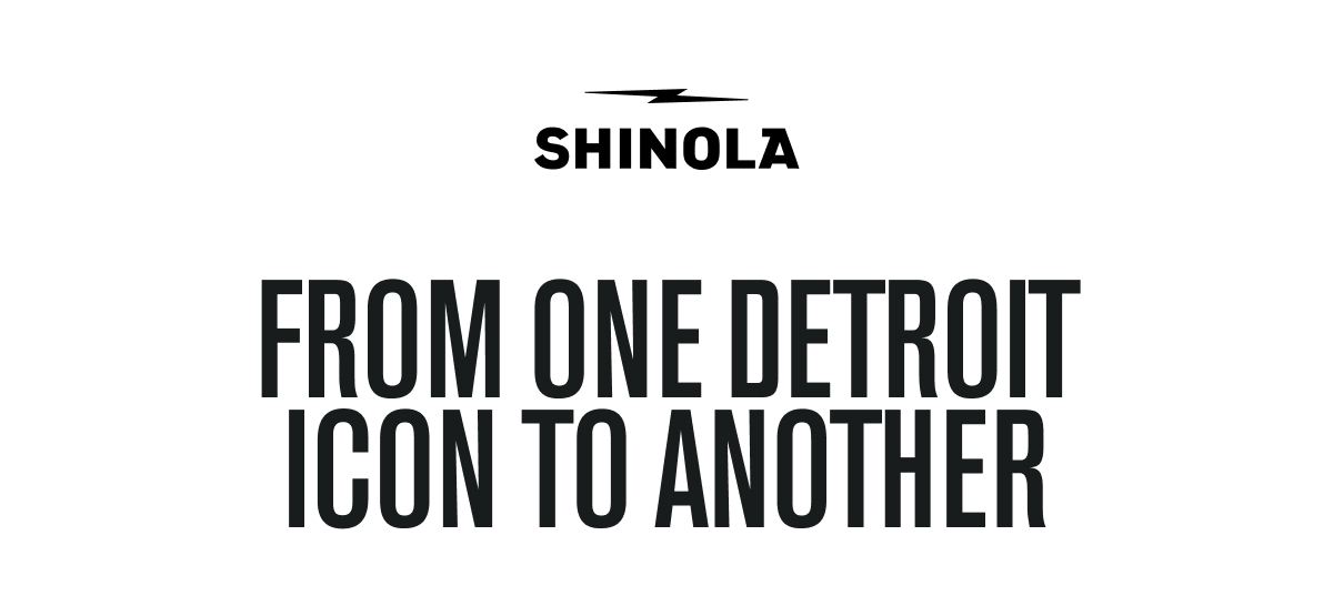 FROM ONE DETROIT ICON TO ANOTHER