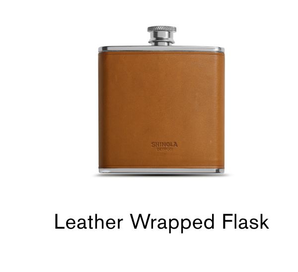 Leather Wrapped Flask
