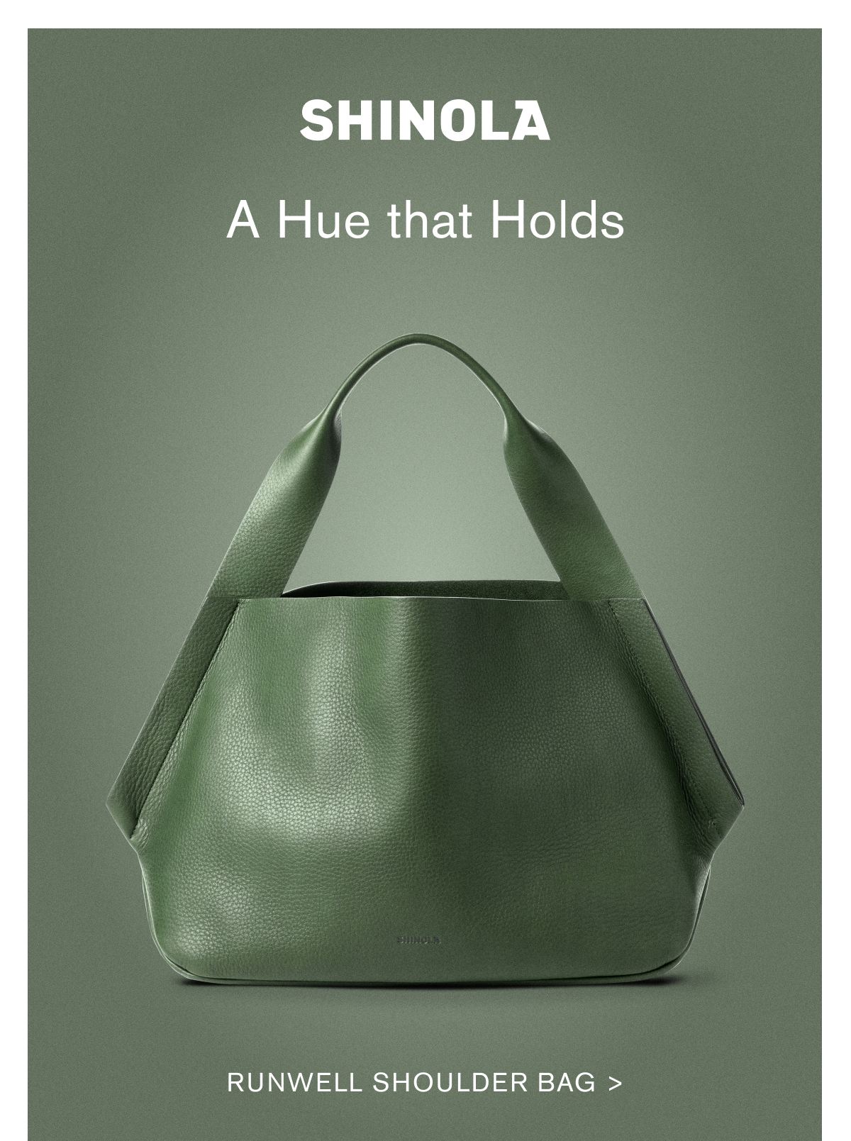 A Hue that Holds | RUNWELL SHOULDER BAG >