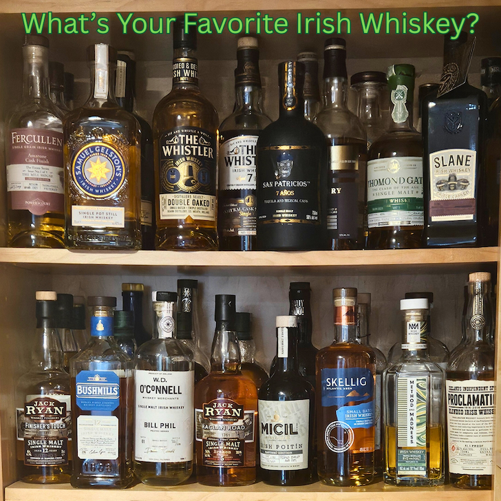 IWSA Members Favorite Irish Whiskeys