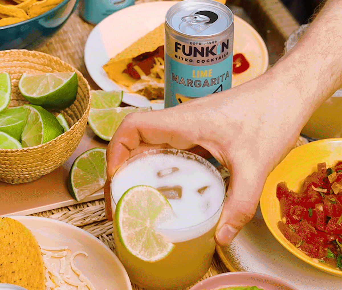 Introducing Lime Margarita Funkin Cocktails