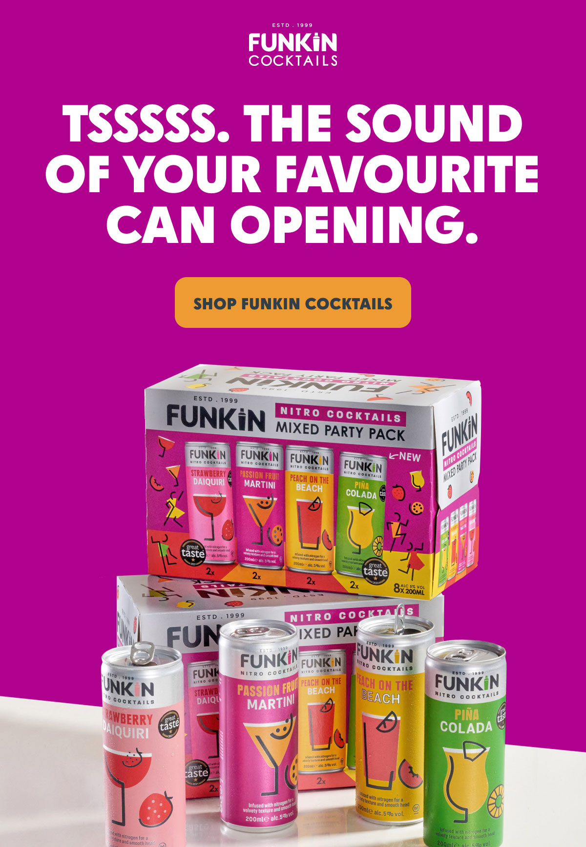 Your party is pending... Funkin Cocktails