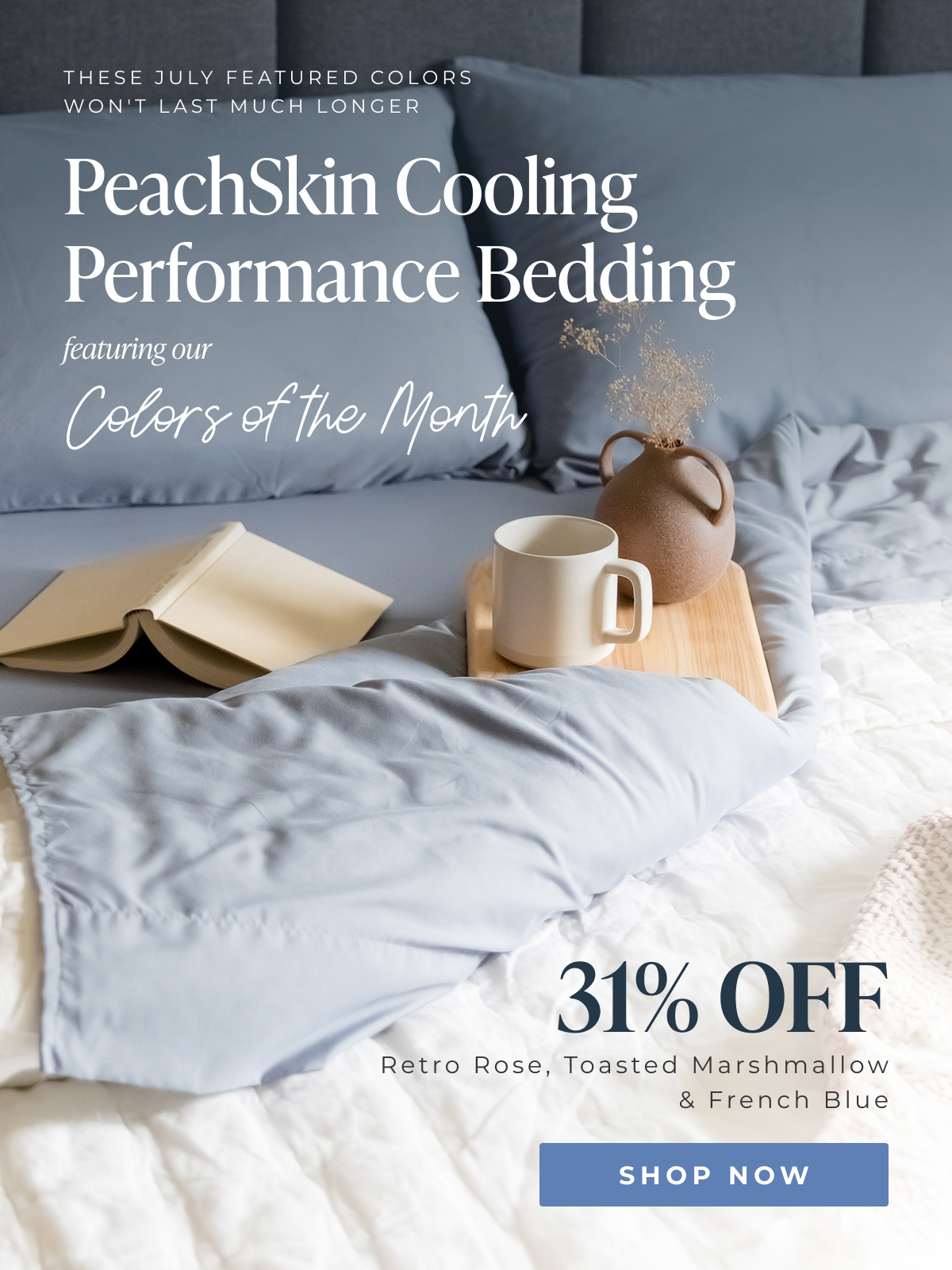 Shop Now 31% OFF Retro Rose, Toasted Marshmallow & French Blue