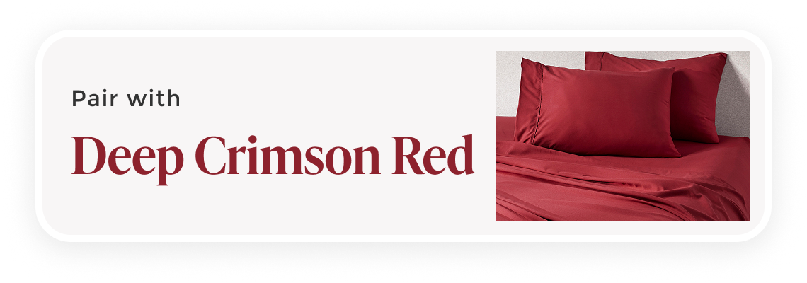 Pair with Deep Crimson Red