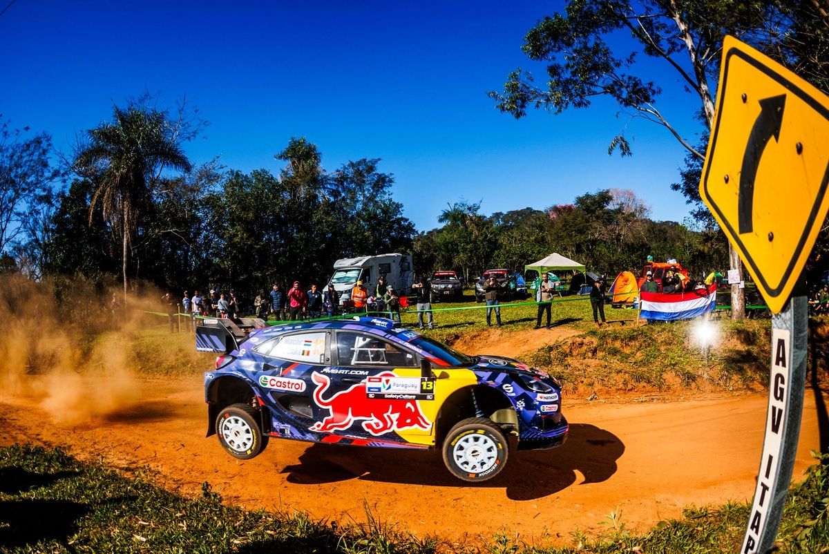 Ford Puma WRC car in Paraguay