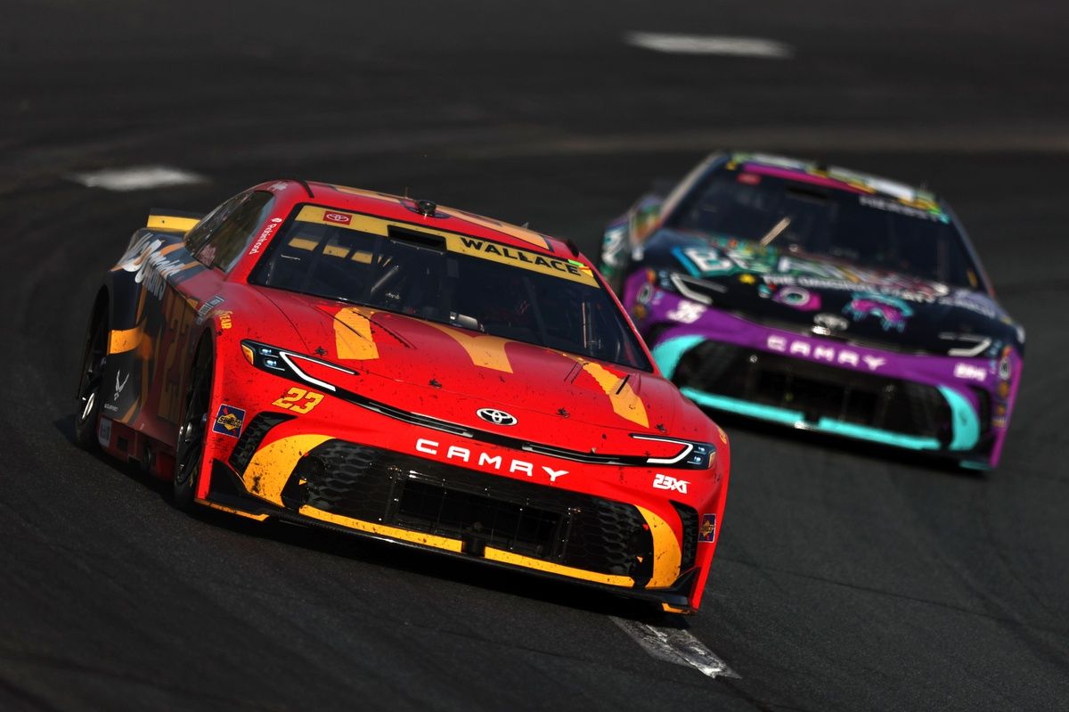 Bubba Wallace and Riley Herbst, 23XI Racing