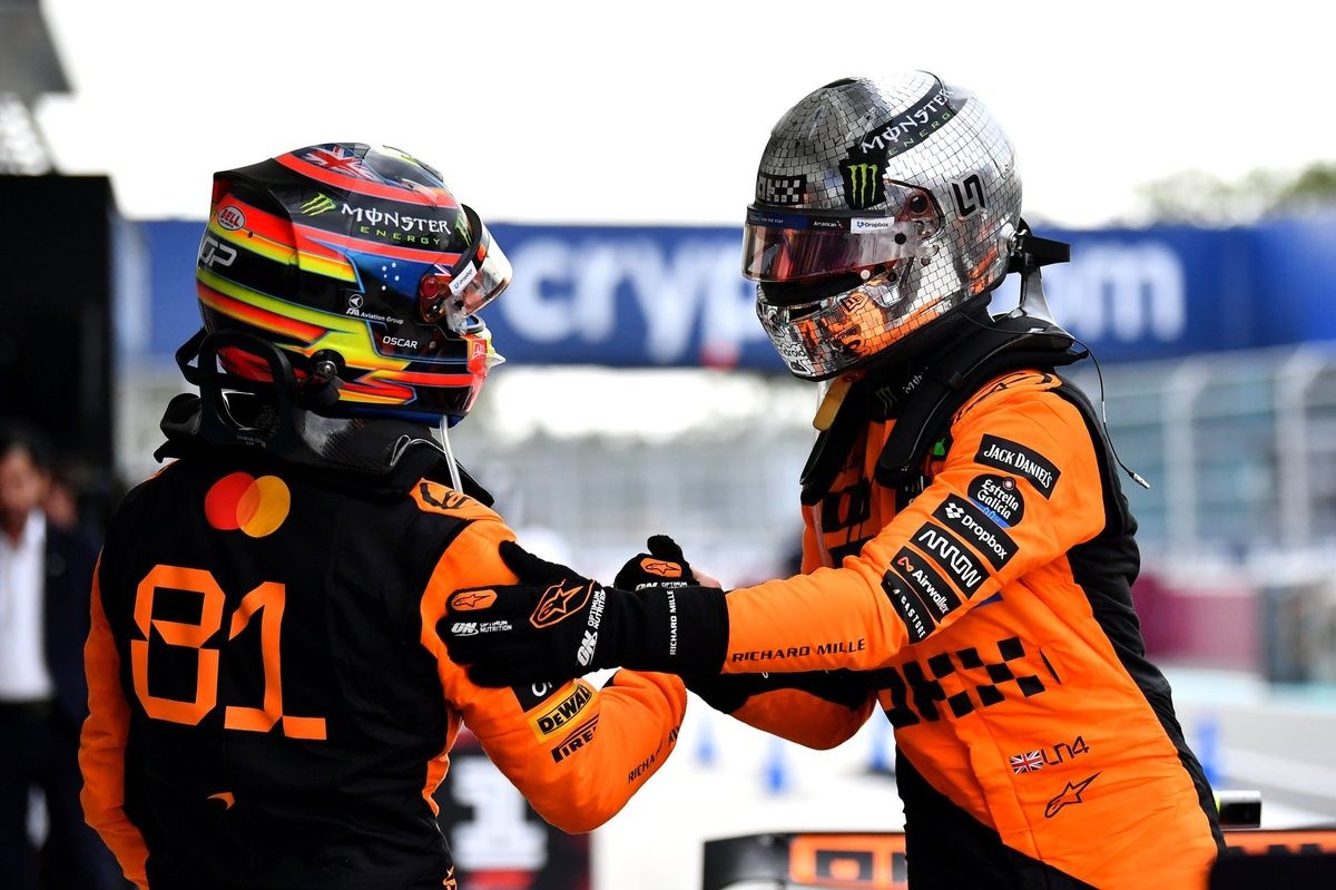 Oscar Piastri 81 and Lando Norris