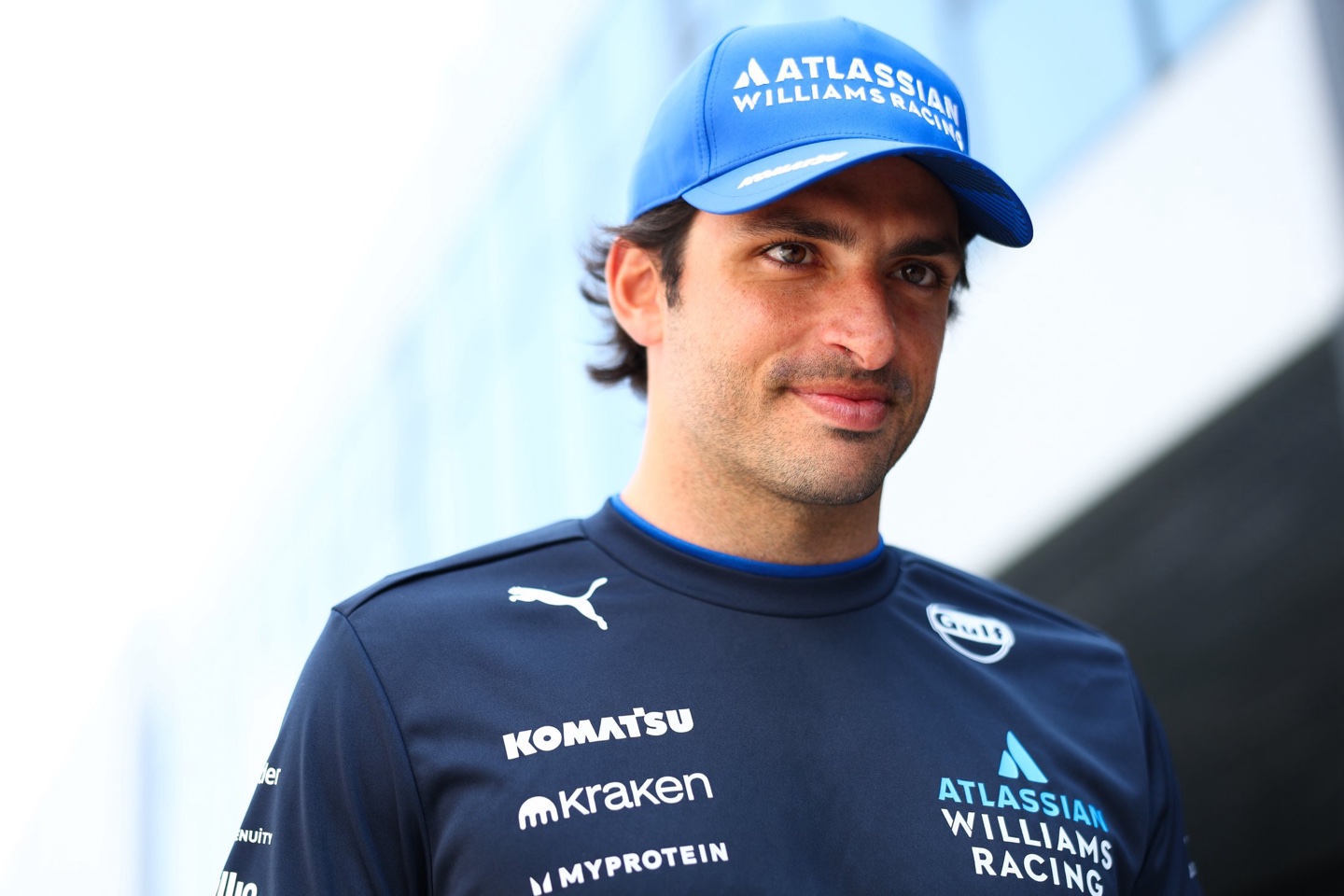 Carlos Sainz, Williams, in the paddock at the Saudi Arabian GP