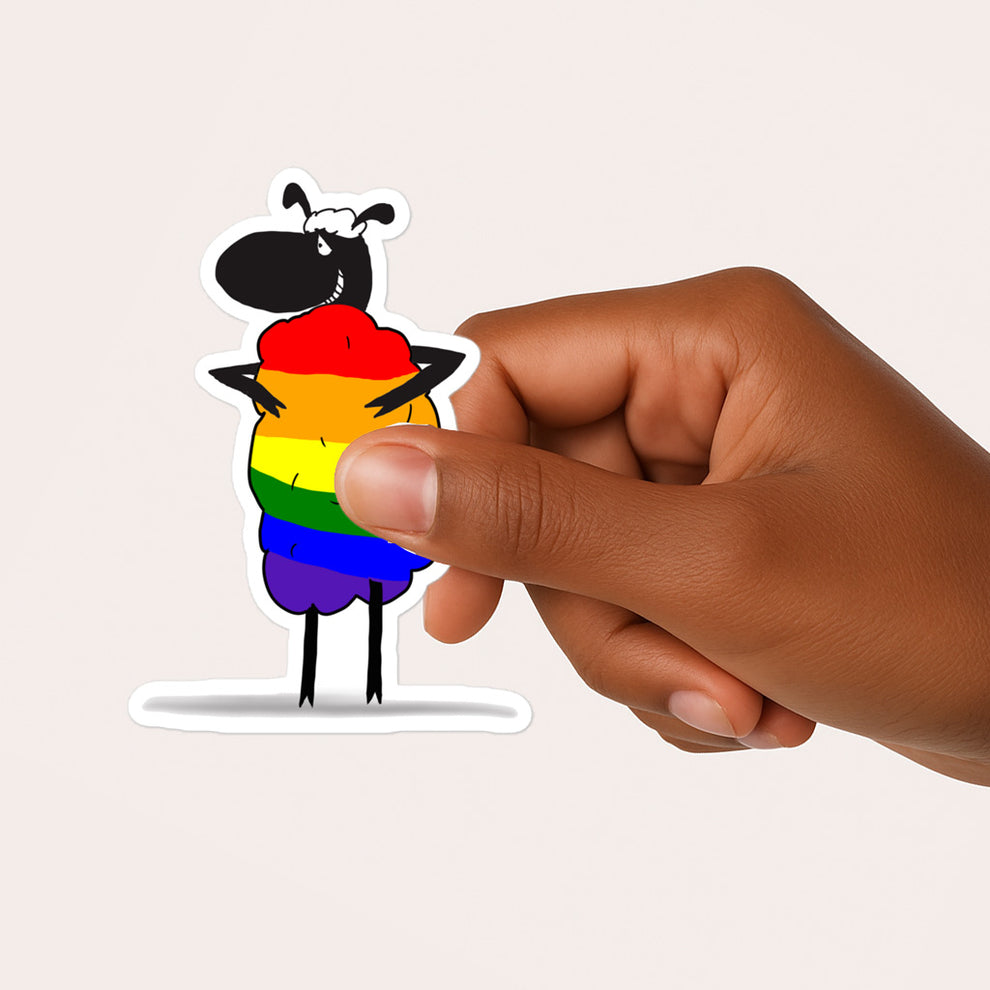 Rainbow Sheep Sticker