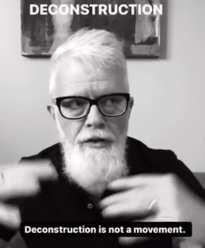 deconstruction is not a movement