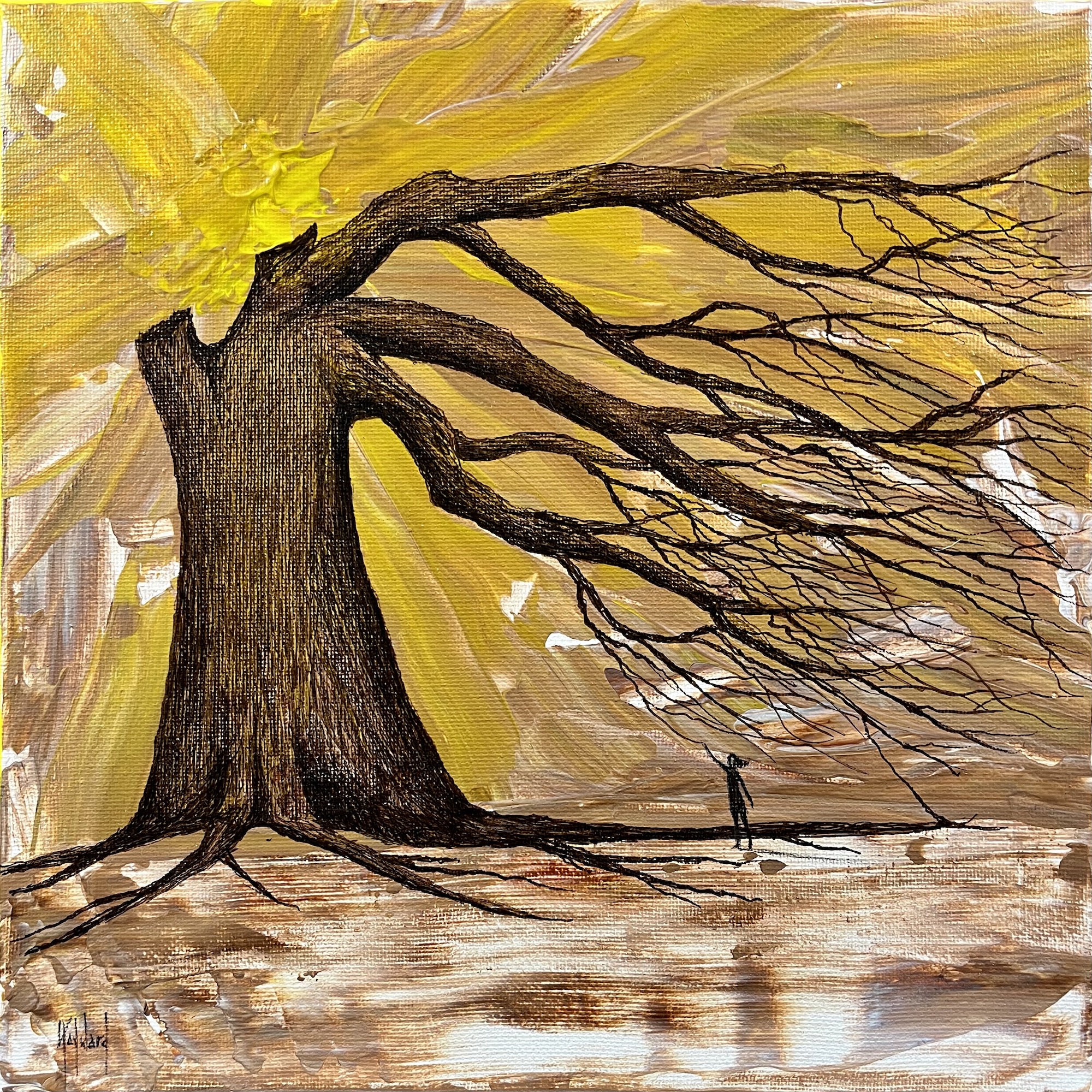 i'm not who i was and i am who i am original painting