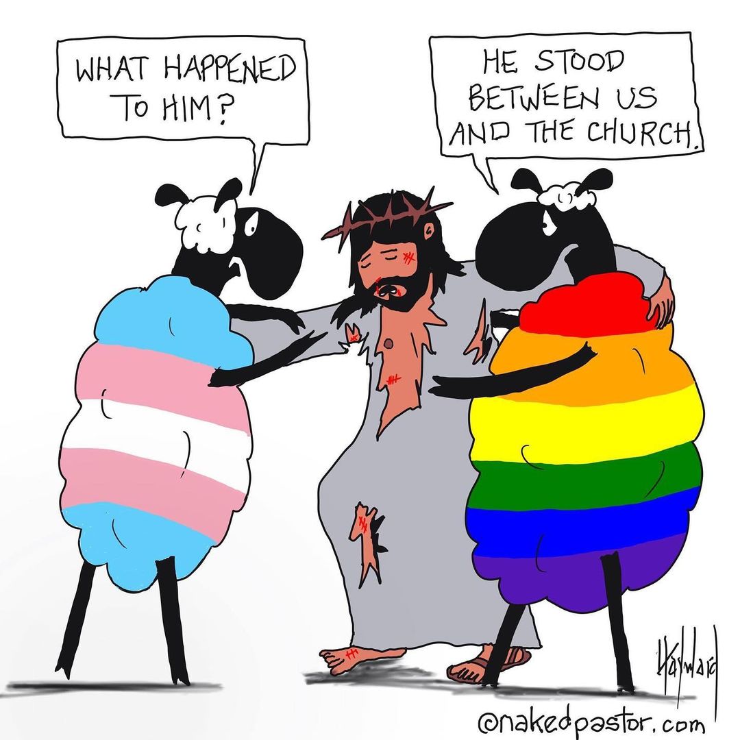 He stood between me and the church