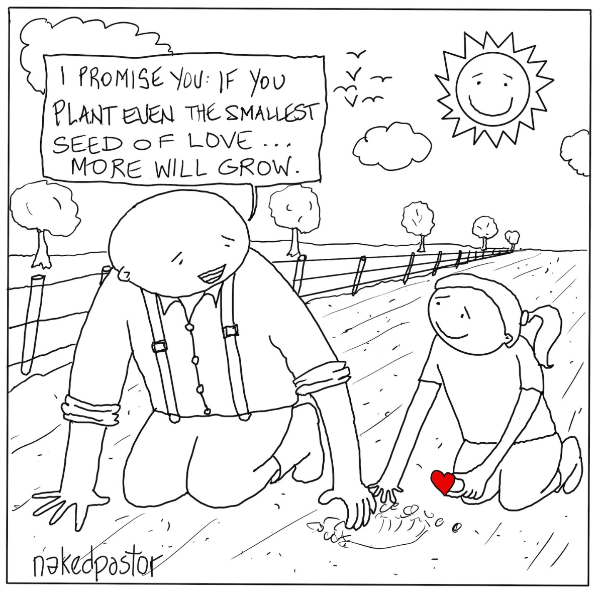 Activism cartoon