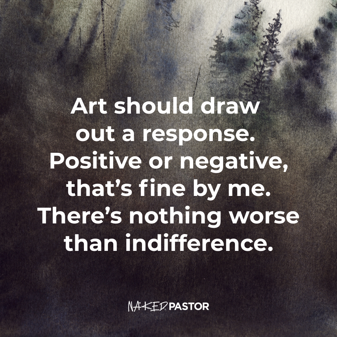 art should draw out a response