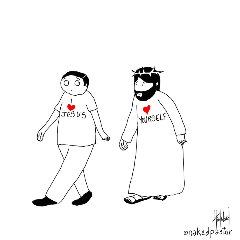 Heart Jesus Heart Yourself Digital Cartoon