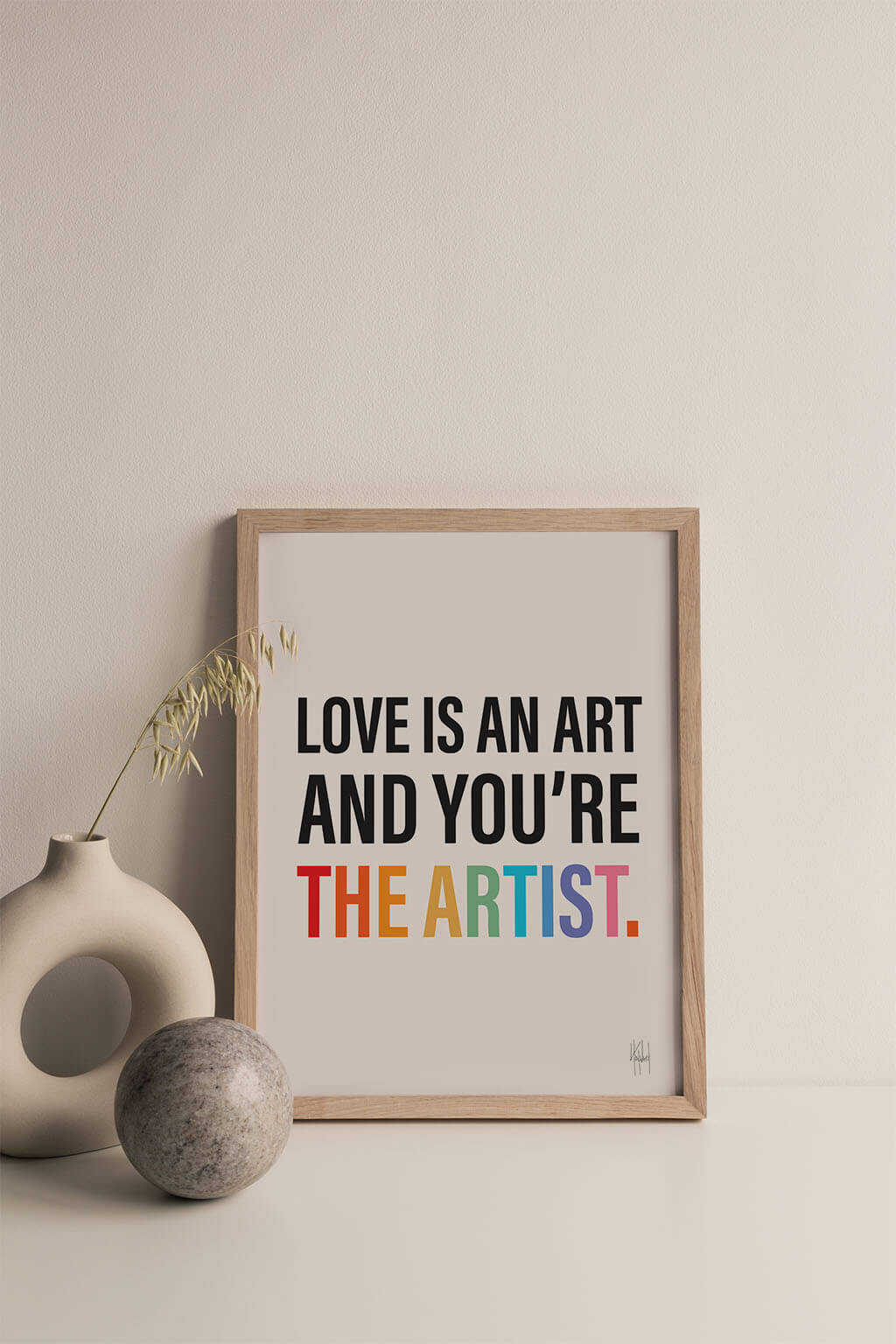 Love Is An Art And You're The Artists