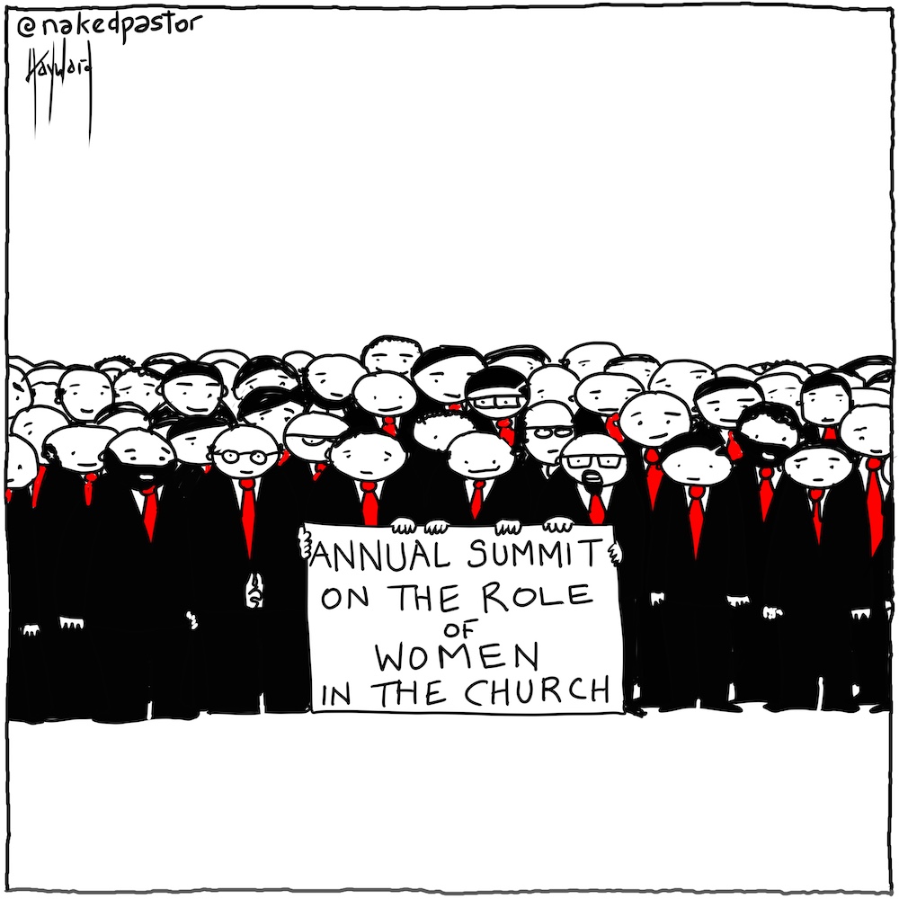 Role of women in the church cartoon