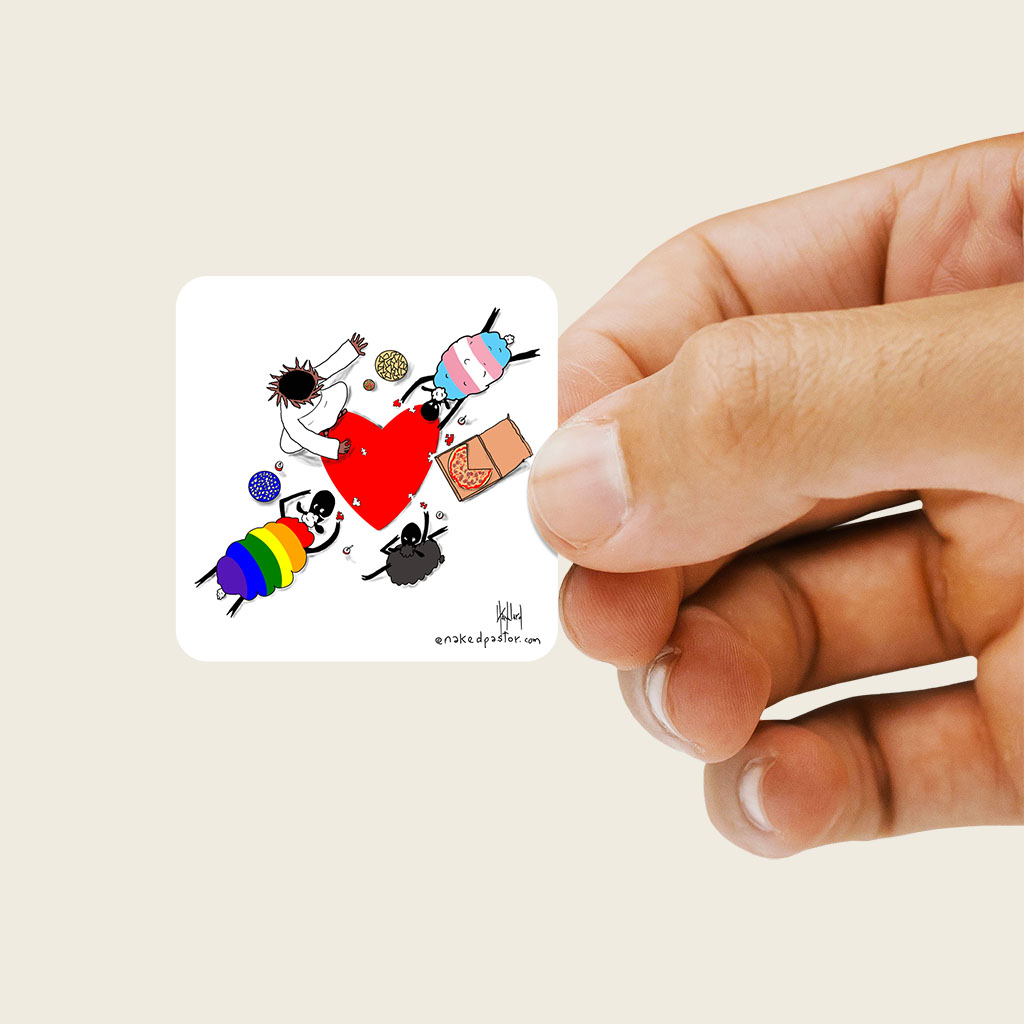 Puzzle Of Love Sticker