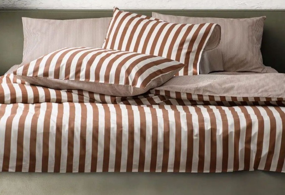 Sunset Stripe Renforcé bomuld