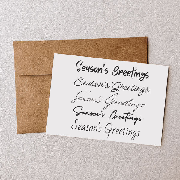 Sampler handwriting styles example