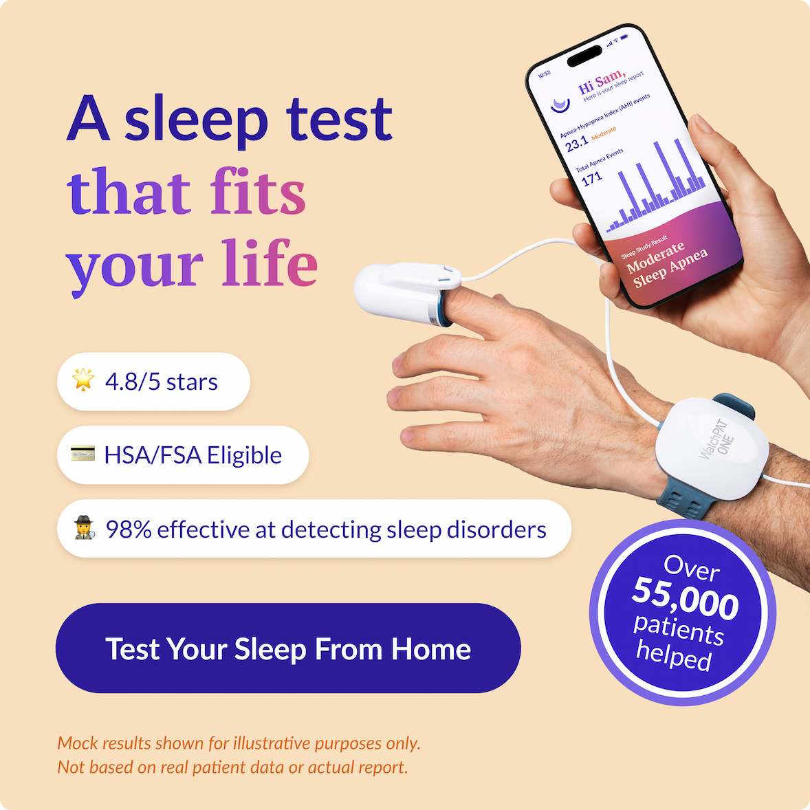 A sleep test that fits your life