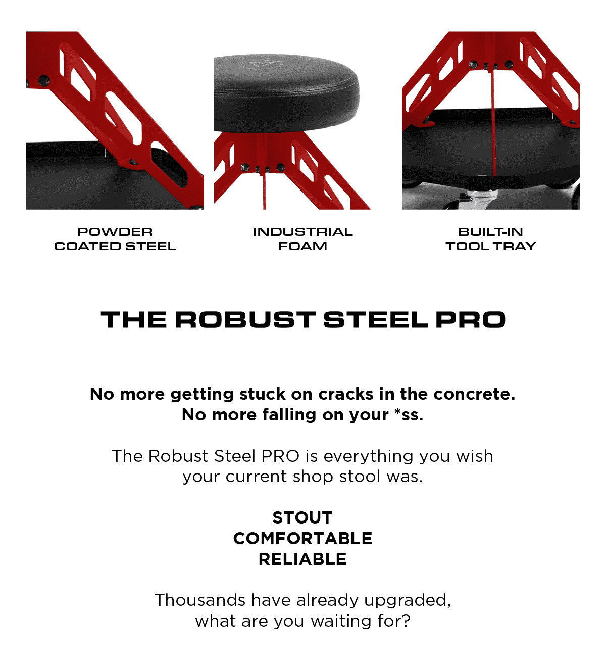 Hate Your Shop Stool? Vyper Chair