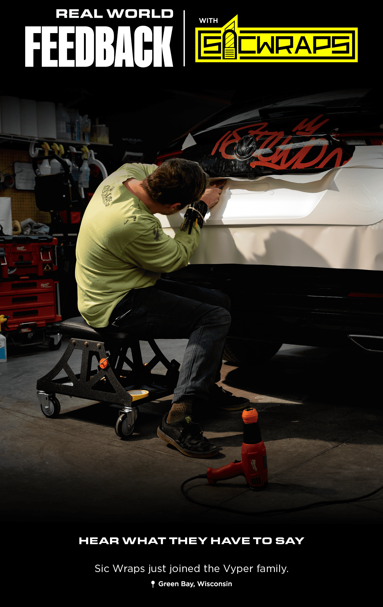 Real World Feedback with SIC WRAPS Vyper Chair