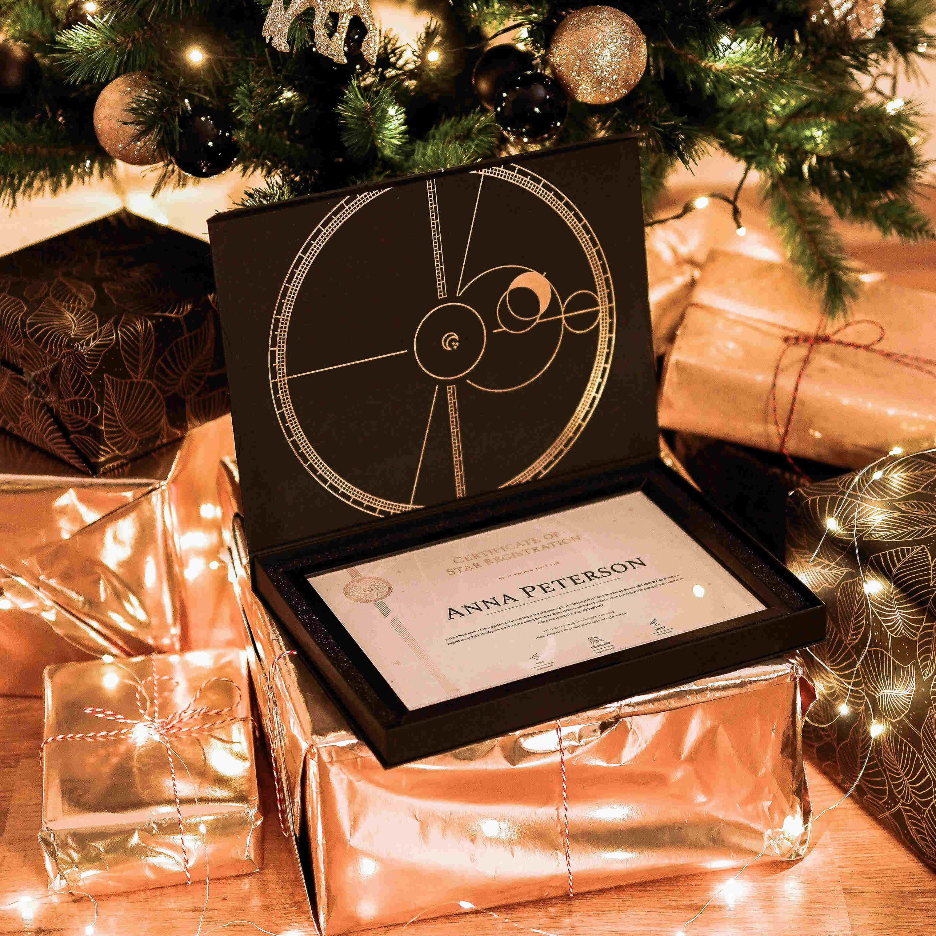 gift box under the tree