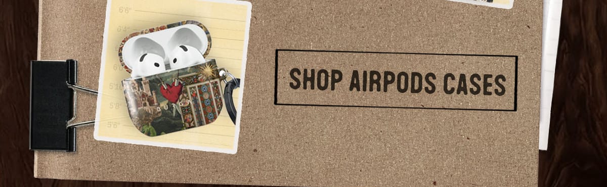 iPad case with leopard print and 'Shop iPad Cases' label