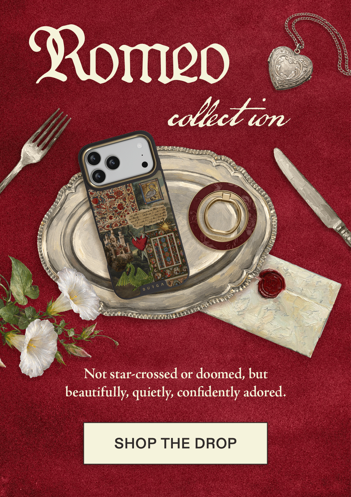 The Romeo Collection Not star-crossed or doomed, but beautifully, quietly, confidently adored. [SHOP THE DROP]