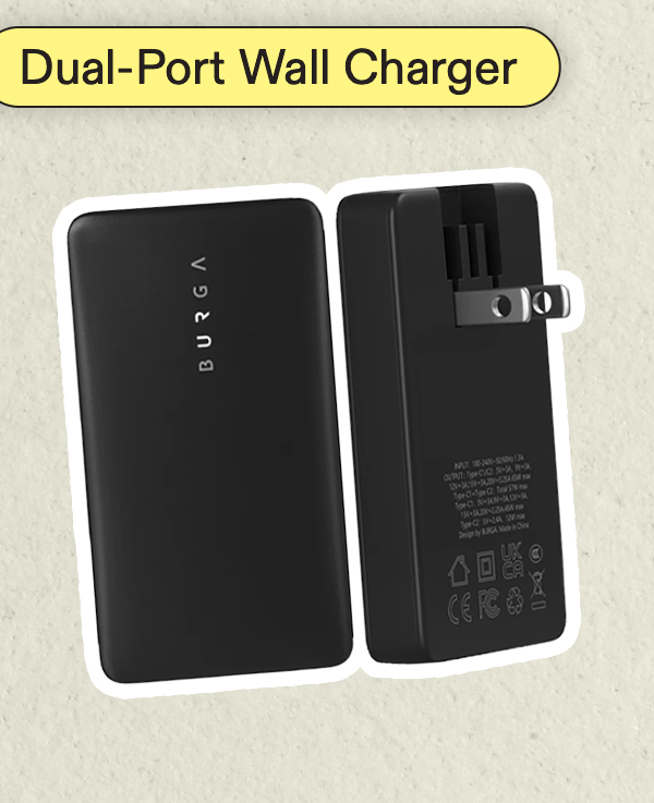{ Dual-Port Wall Charger