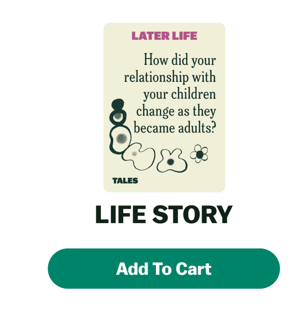 How did your relationship with your children change as they became adults?