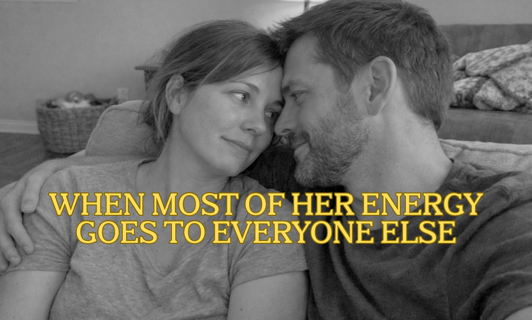 When most of her energy goes to everyone else