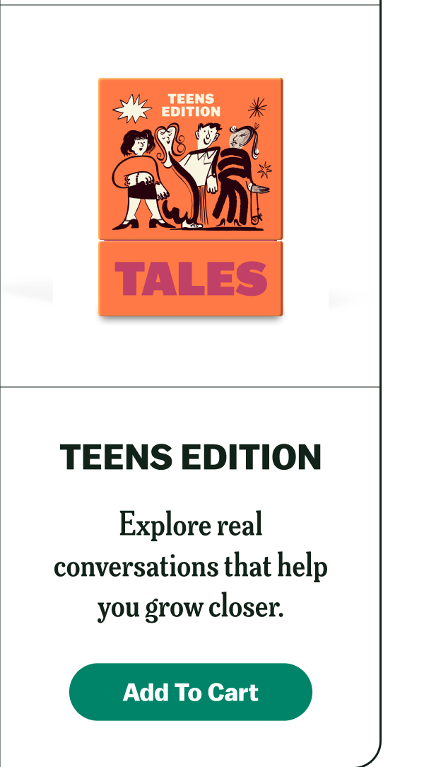 Book cover titled 'Teens Edition Tales' with illustrations and a call to action.